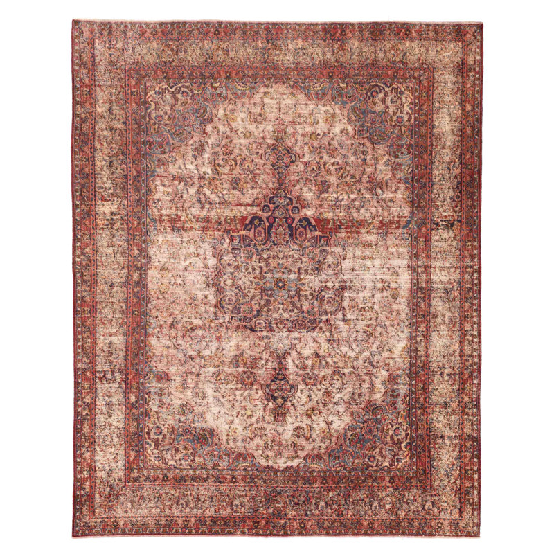 Tapis rouge Antalya 9 pi 8 po x 12 pi 3 po