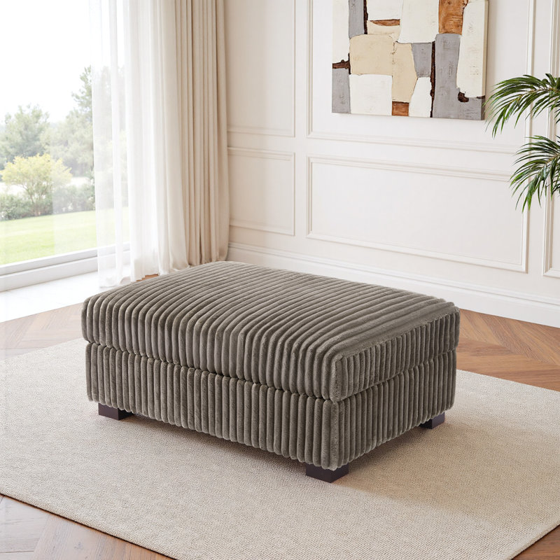 41.75cm Wide Rectangle No Ottoman, Light Brown