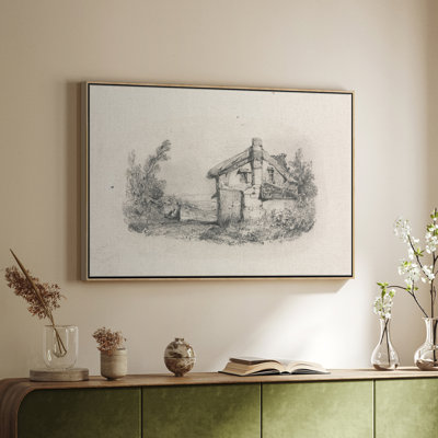 "Croquis rétro-L" sur toile