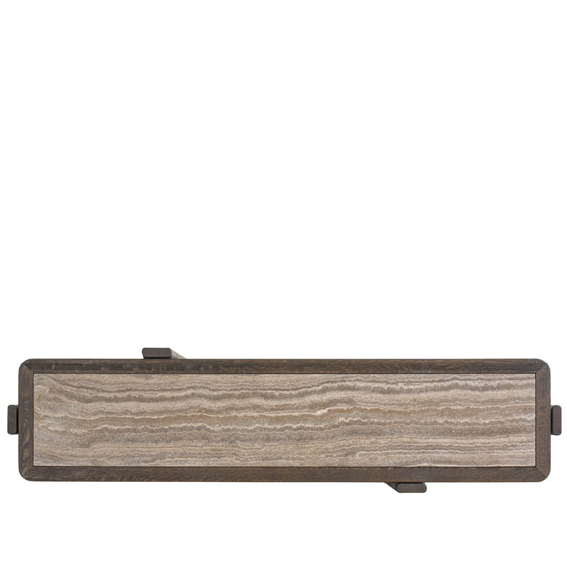 Modern 74'' Console Table, Brown