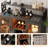 Freestanding Liquor Cabinet for Home with LED Lights Wine Bar Cabinet Coffee Bar Buffet Sideboard Storage with Wine Rack Glass Holder for Living Room Dining Room Grey-123516614