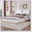 Lit plateforme luxueux en similicuir, tête de lit épaisse, Bluetooth, DEL RVB-1116331684-1116331686