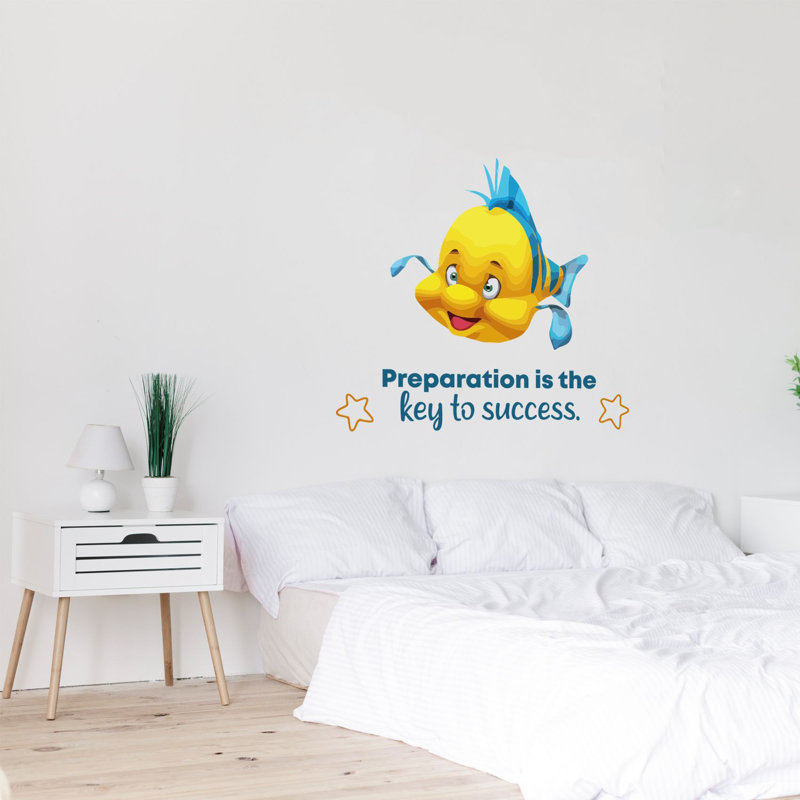 Text & Numbers Wall Decal, 35" H x 40" W