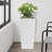 Indoor/Outdoor Modern Faux Rattan Design Square Planter-602067949-602067936