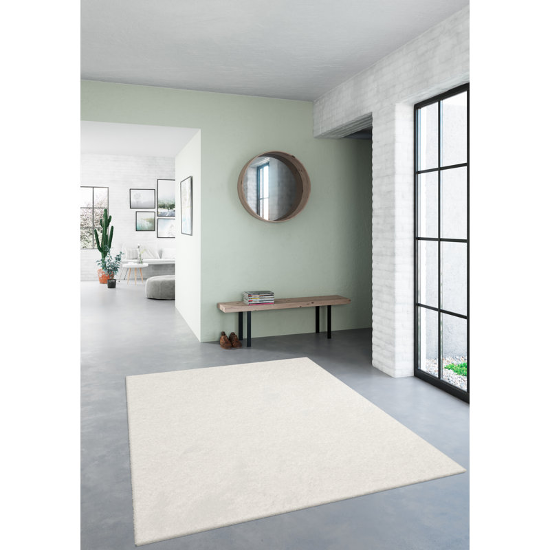 Tania Machine Washable Tufted Cream Rug, Rectangle 120 x 170cm