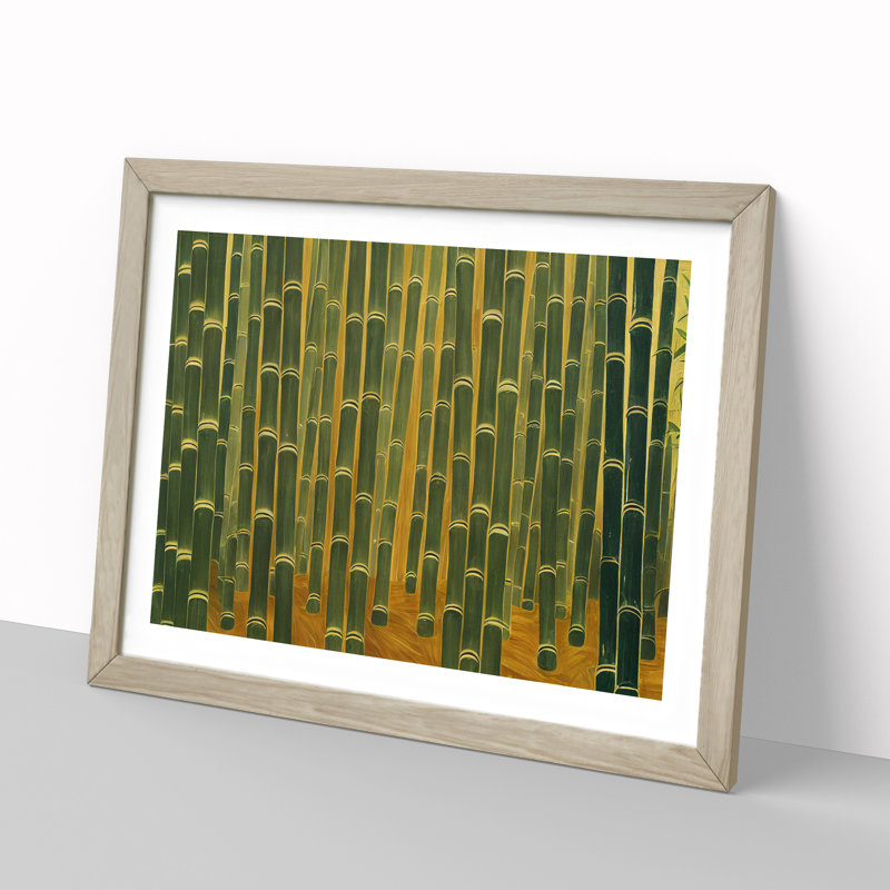 Grand Bamboo Forest - Print, 46cm H x 64cm W, Oak
