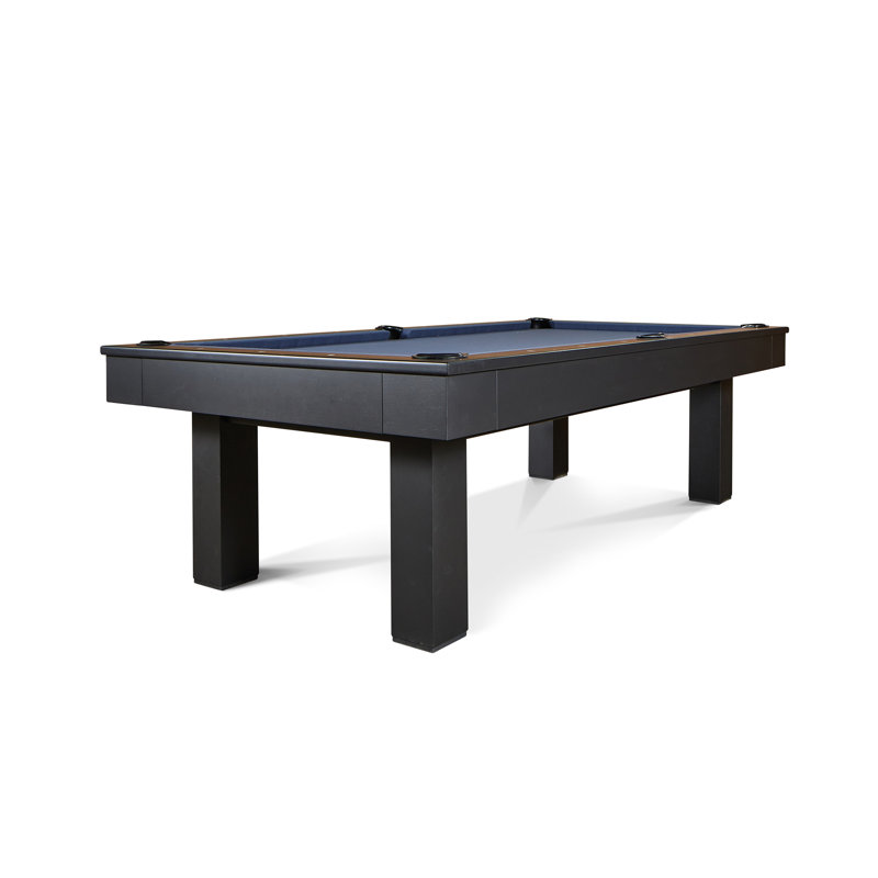 Zurich 8' Slate Pool Table with Professional Installation Included, Basic Black