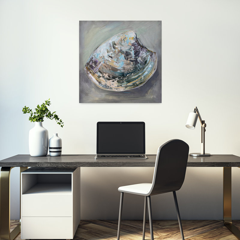 Contemporary Art Coastal Art by Jeanette Vertentes - Wrapped Canvas Print, 45.72 cm H x 45.72 cm W