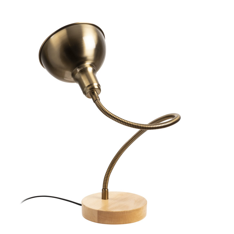 Lampe de bureau brune 20,47 po Wortman