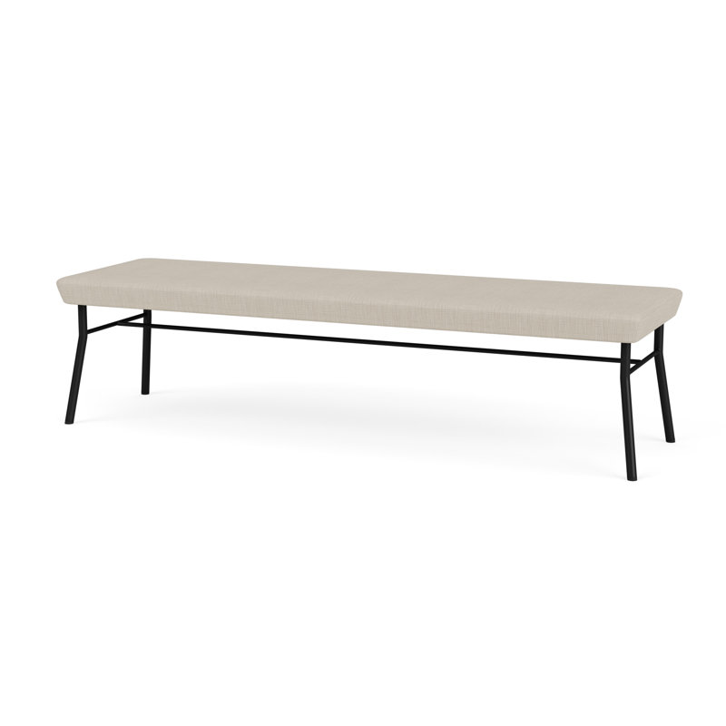 Banc en métal 3 places Chat, Noir, Plot Line neutre