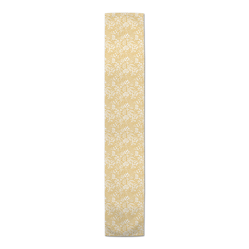 Chemin de table Altynbek, 90 po x 16 po, Orange