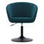 Velvet Swivel Barrel Chair-2003668690