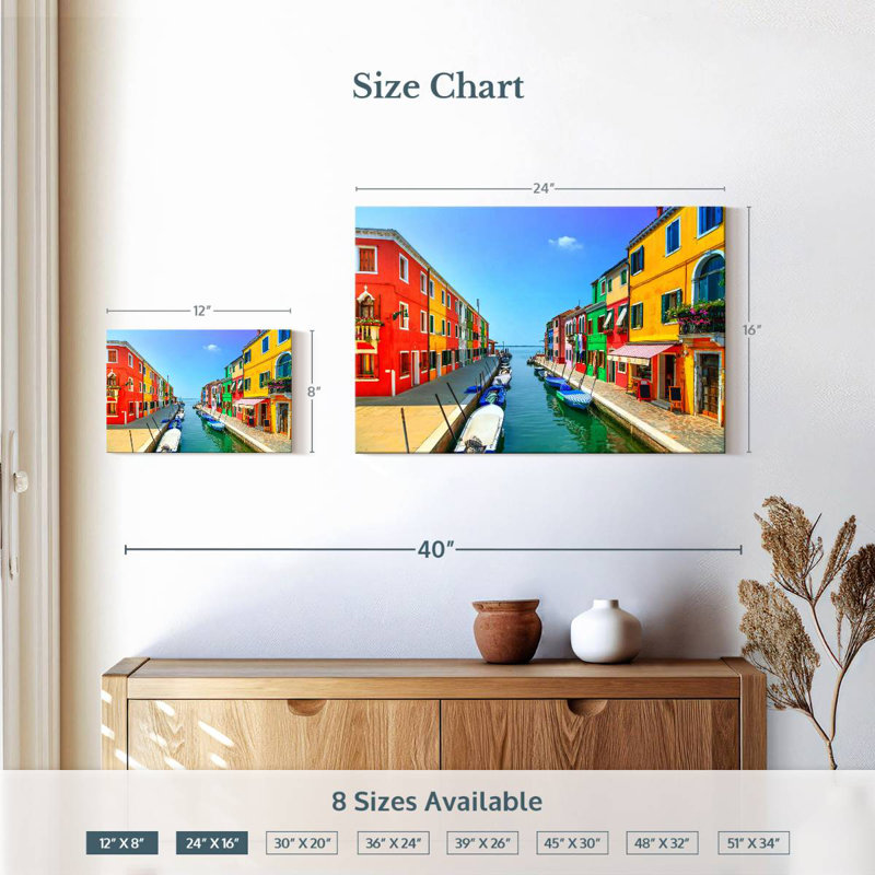 Ravi Burano Canal House, H 16 po x l 24 po