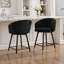  Tabouret de bar et de comptoir pivotant 26 po avec structure en métal-938769266