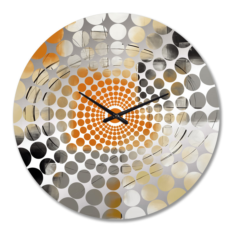 Rosemae - Horloge murale géométrique abstraite, Grand