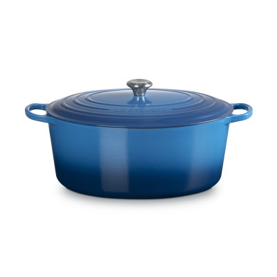 Le Creuset Enameled Cast Iron Oval Dutch Oven with Lid