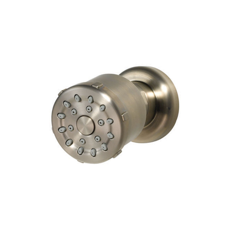 Jet ajustable pour le corps, Nickel brossé