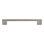 Ensemble de 10 poignées de tiroir et d'armoire en nickel brossé Outwater Outwater - 160 mm (6,30 po) d'un centre à l'autre, série moderne