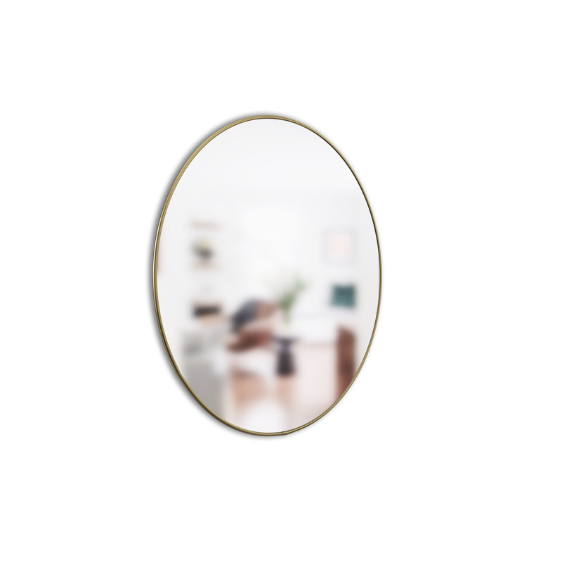 Flat Mirror, Brass/Gold
