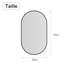 Glass Rectangle Wall Full Length Mirror