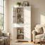  Armoire de cuisine autoportante 71 po Nahid avec 4 portes, 1 tiroir et tablettes réglables H ， Conception anti-basculement-1193014563