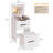 3-in-1 Compact Vanity Desk With Led Lighted Mirror, Drawers, And Storage Stool – Convertible Makeup Table, Nightstand & Working Desk For Small Spaces