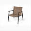 Ensemble de conversation moderne pour l'extérieur: 2 chaises en rotin PE + table d'appoint en acier noir et verre trempé - Durable et élégant