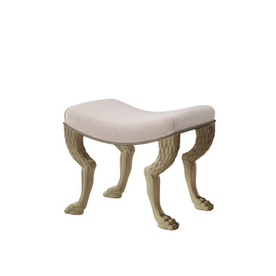 Nob Solid Wood Accent Stool
