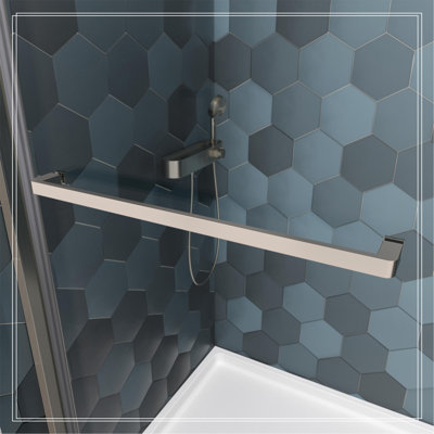 Bypass Shower Door, Sliding Door, With 5/16" Tempered Glass