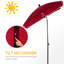 Britnei 198cm X 130cm Rectangular Tilt Market Parasol-1915851604