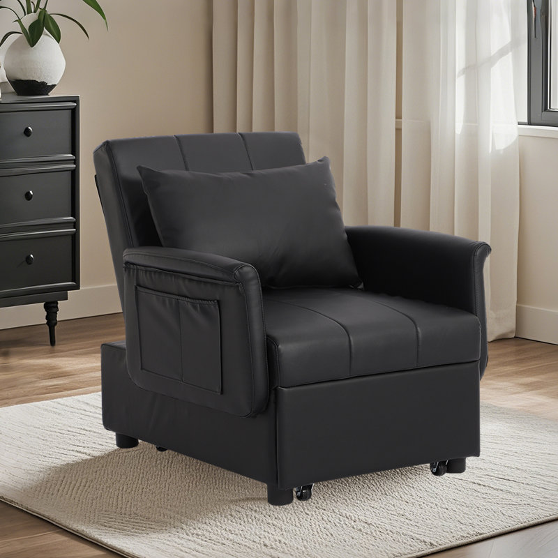 Fauteuil rembourré convertible