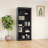 PVolumen 5-Tier LED Bookshelf with Adjustable Shelves, 55LB Capacity, Built-in Lighting-782401676