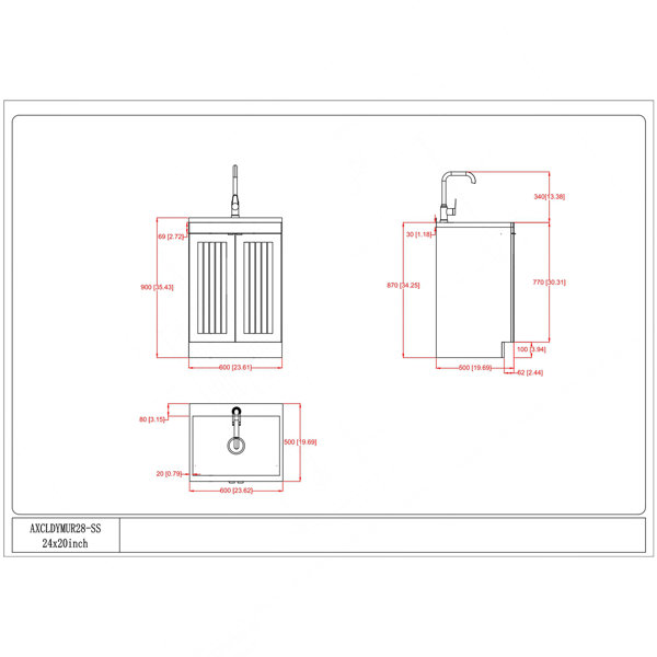 Dimensions du produit