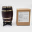 Distributeur de boissons 5,28 gallons en bois à baril de vin avec base et robinet-697915300