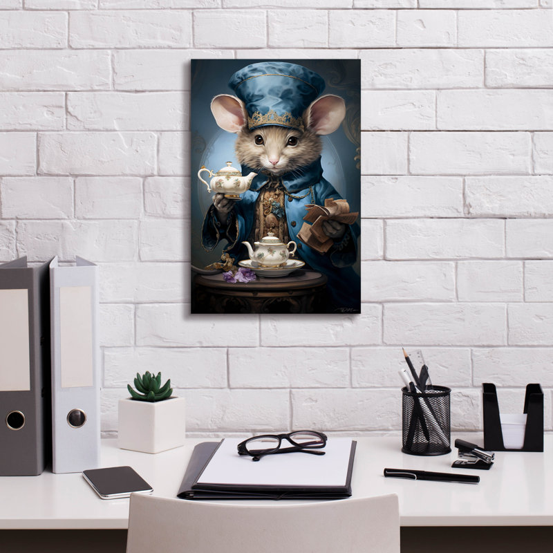Toile épique «China salesman» par Momart, H 18 po x l 12 po x P 0,75 po