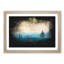Edinburgh Skyline In Scotland Paint Splash - Picture Frame Graphic Art-56915679-56915674
