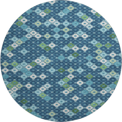 Premium Machine Washable Ashington AMF1837 Geometric Rug