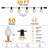 50ft 50-Bulb Outdoor Plug-in Globe String Lights, Shatterproof, Connectable, Soft Warm Glow