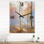 Horloge murale surdimensionnée au fini pastel-65425600