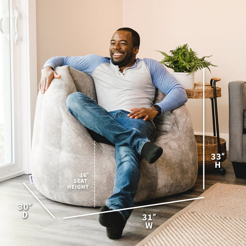 Big Joe Lux Standard Bean Bag Chair Reviews Wayfair