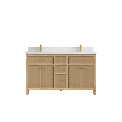 Ensemble de meuble-lavabo double 60 po Sonoma