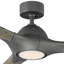 72" Woody 3 - Blade Outdoor Smart Propeller Ceiling Fan with Light Kit Included-100708470-100708472-48482666
