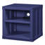 Table de chevet Cargo avec USB, finition bleue-1379973342