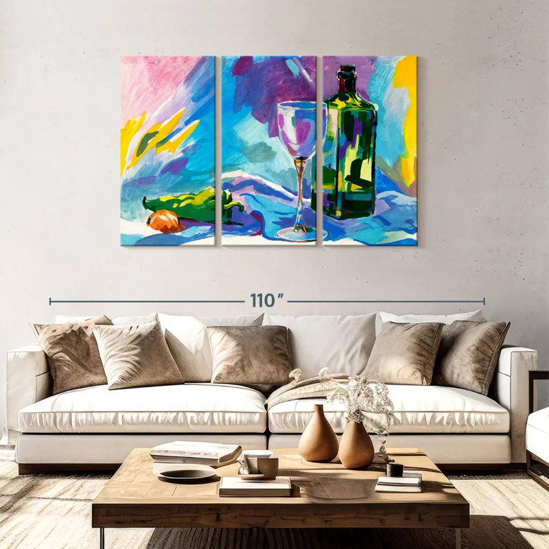 Yarlin Alcohol, 48" H x 74" W