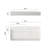 39'' Wall Mounted Bathroom Sink Solid Surface Sink