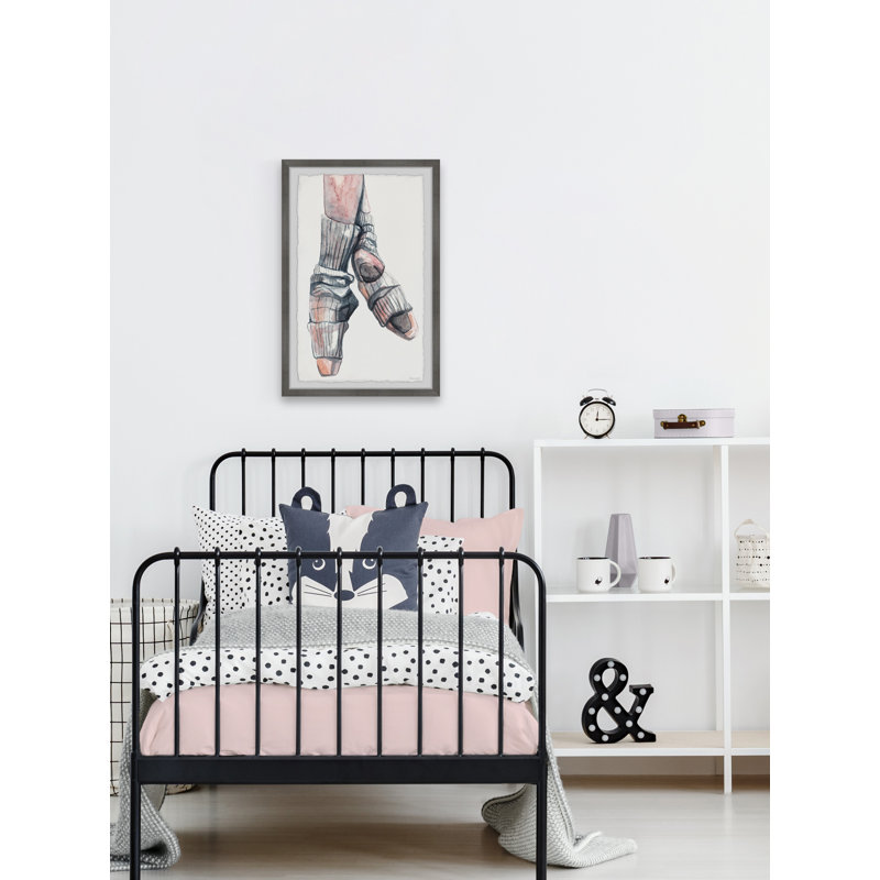 'Dance First, Think Later' Framed Print, 36" H x 24" W x 1.5" D