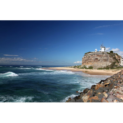 Nobbys Lighthouse - Wrapped Canvas Print