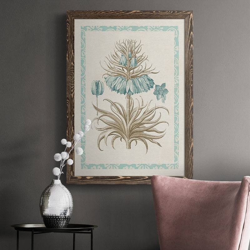 Willow Blue Besler II - reproduction de photo sur toile, H 37,5 po x l 27,5 po x P 1 po, Noyer