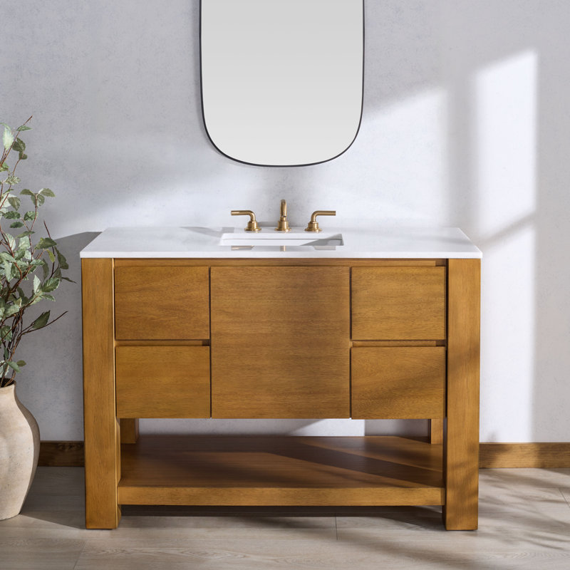 Grayton Bertino Single Sink Bathroom Vanity, 48"