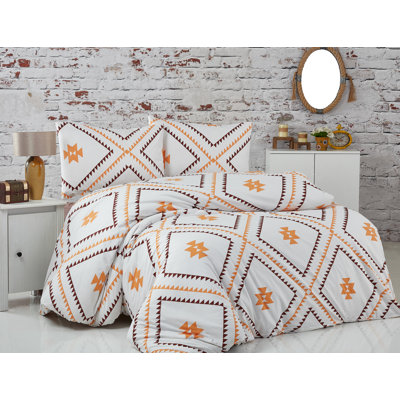 Cotton Argyle Duvet Cover Set